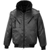 Portwest - Versatile All-Weather 4-In-1 Warm Fur Lined Outdoor Pilot Jacket