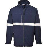 Portwest IONA TK54 Softshell Navy Fleece Workwear Outdoor Jacket Size Large New