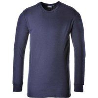 Portwest B123 Insulated Thermal T-Shirt Long Sleeve Navy, 5X-Large