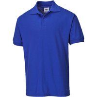 Portwest Naples Polo Shirt, Color: Royal Blue, Size: 5XL, B210RBR5XL
