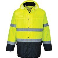 Portwest - Reflective Hi-Vis 150D Mesh-Lined Lite Two-Tone Traffic Jacket