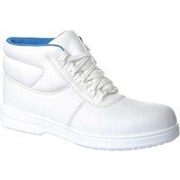 PORTWEST Steelite Albus Laced Boot S2 FO SR White Padded Steel toecap FW88