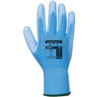 Portwest PU Palm General Handling Grip Gloves Blue S