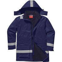 Portwest - Fire Resist Hi-Vis Safety Workwear Anti-Static Winter Jacket
