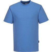 Portwest Anti-Static ESD T-Shirt, Size: L, Colour: Hamilton Blue, AS20HBRL