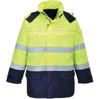 Portwest Bizflame Multi Arc Hi Viz Anti Static Waterproof FRAS Jacket - FR79