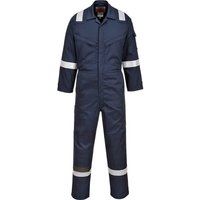 Portwest navy insect repellent flame resistant lightweight work coverall #FR22
