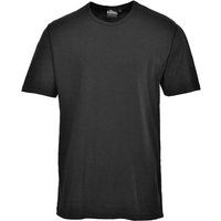 Portwest Thermal T-Shirt Short Sleeve, Size: M, Colour: Black, B120BKRM