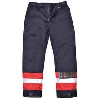 Portwest Bizflame Plus Trouser, Size: 4XL, Colour: Navy, FR56NAR4XL