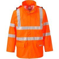 Portwest - Sealtex Flame Resist Safety Workwear Hi-Vis Waterproof Jacket