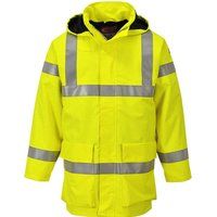 Portwest Bizflame Rain Hi-Vis Multi Lite Jacket, Size: XXL, Colour: Yellow, S774YERXXL