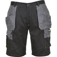 Portwest KS18 Granite Holster Shorts Black / Grey M