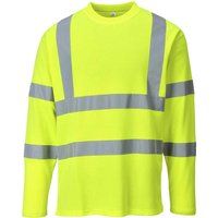 PORTWEST Hi-Vis Cotton Comfort T-Shirt L/S S278