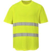 Portwest Mesh T-Shirt, Size: M, Colour: Yellow, C394YERM
