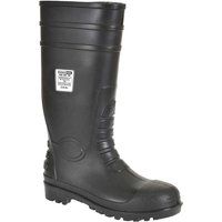 Portwest FW95BKR49 Series FW95 Total Safety Wellington, S5, Regular, Size: 49/1, Black