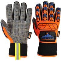 Portwest A726O4RXL A726 Aqua-Seal Pro Gloves Orange/Blue Size Extra Large