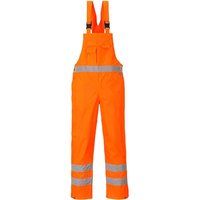 Portwest Hi-Vis Bib and Brace - Unlined, Size: XL, Colour: Orange, S388ORRXL