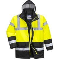 PORTWEST Hi-Vis Contrast Winter Traffic Jacket S466