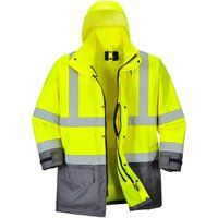 Portwest high-visibility waterproof 5-in-1 executive coat #S768