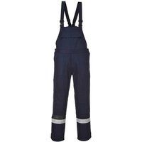 Biz Flame Plus Mens Flame Resistant Bib and Brace Navy 2XL