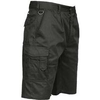 Portwest S790BKRXL Combat Short, Regular, Size: X-Large, Black