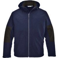Portwest Softshell with Hood (3L), Color: Navy, Size: Large, TK53NARL