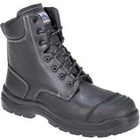 Portwest FD15BKR41 Eden S3 HRO CI HI FO SRC Safety Boot, Regular, Size: 41, Black