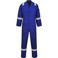 Araflame Silver Flame Resistant Coveralls Royal Blue 44" 31"