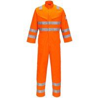 Portwest Araflame Hi-Vis Multi Coverall, Color: HI-Vis Orange, Size: XXXL, AF91ORRXXXL