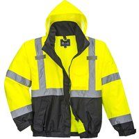 Portwest - Hi-Vis Safety Premium 3-in-1 Work Bomber Jacket