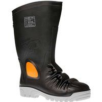 Portwest Mens Mettamax Work Safety Wellington Boot S5 M 6 UK Black