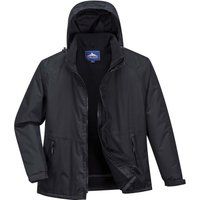 Portwest Limax Insulated Jacket, Size: XXL, Colour: Black, S505BKRXXL