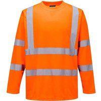Hi Vis Long Sleeved T Shirt RIS 3279 Portwest S178