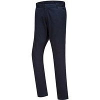 Mens Slim Fit Cotton Stretch Smart Chino Pants Work Trousers 3 Pockets