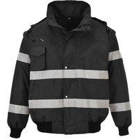 Portwest Iona 3 in 1 Bomber Jacket Black M