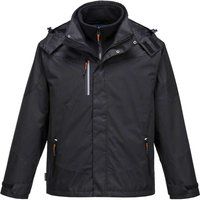 Portwest S553 Radial 3in1 Jacket Black 3XL