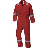 Portwest C814 Iona Cotton Coverall Red XL