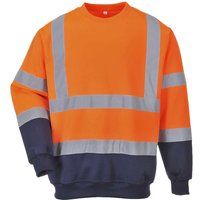 PORTWEST Hi-Vis Contrast Sweatshirt B306
