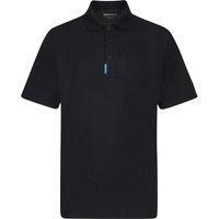 Portwest WX3 Short Sleeve Polo Shirt Polycotton Smart Workwear Black Sml - 6XL