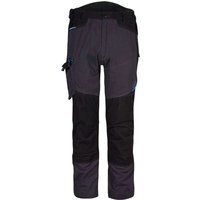 Portwest T701 Mens WX3 Work Trousers - Reinforced Safety Workwear Trousers with Kneepad Protection Metal Grey, 34