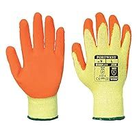 Portwest A150 Breathable Classic Grip Glove - Latex Orange, Small