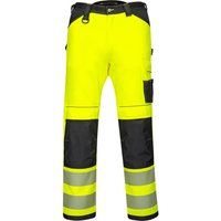 Portwest PW340 Men/'s PW3 Hi Vis Work Trousers Yellow/Black, 36