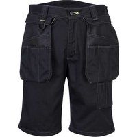 Portwest PW3 Mens Holster Work Shorts Black 33"