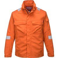 Biz Flame Ultra Two Tone Flame Resistant Jacket Orange 2XL