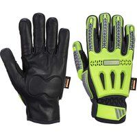 Portwest R3 Impact Winter Glove, Color: Yellow/Black, Size: XL, A762Y8RXL