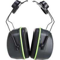 Portwest Mens Premium ClipOn Ear Protector Grey One size Grey