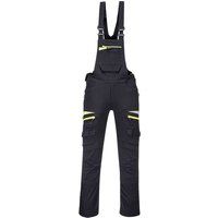 Portwest DX4 Work Bib and Brace, Size: L, Colour: Black, DX441BKRL