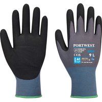 Portwest NPR Pro Nitrile Foam Gloves Black / Grey L Pack of 1
