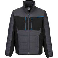 Portwest WX3 Mens Hybrid Baffle Jacket Metal Grey S