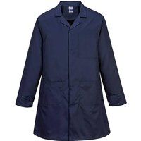 Portwest Anti Static ESD Coat Navy XS
